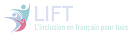 Description visuelle: L’inclusion en français pour tous logo