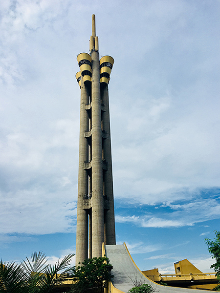 The Tour de l’Échangeur, also known as the Limete Tower, is a tall structure in Kinshasa, Democratic Republic of the Congo