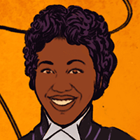 portrait of Violet King Henry.