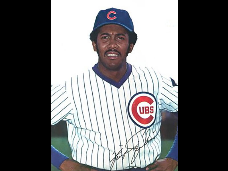 Image 7: Headshot of Ferguson Arthur Jenkins in Chicago Cubs baseball uniform.