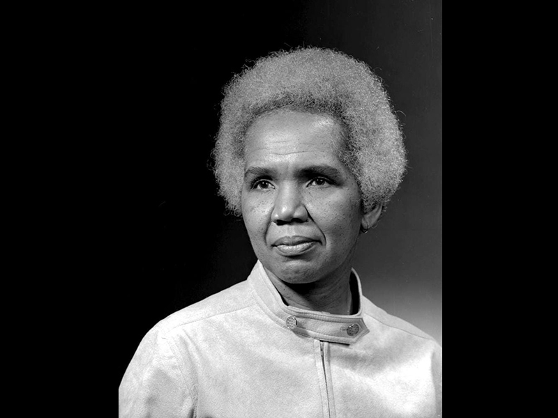 Image 2: Historical black and white headshot of Rosemary Brown